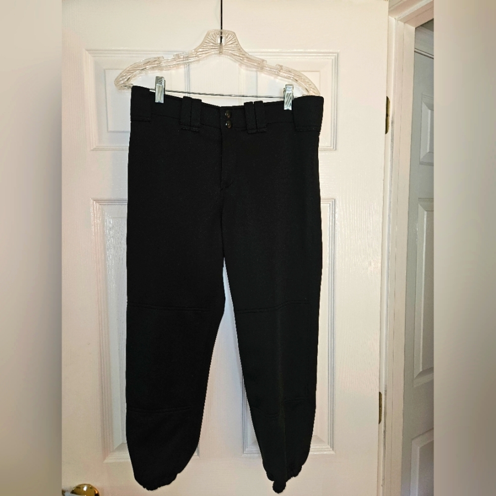 Women's black Mizuno softball pants - Size M